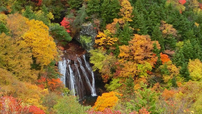 横谷峡　紅葉