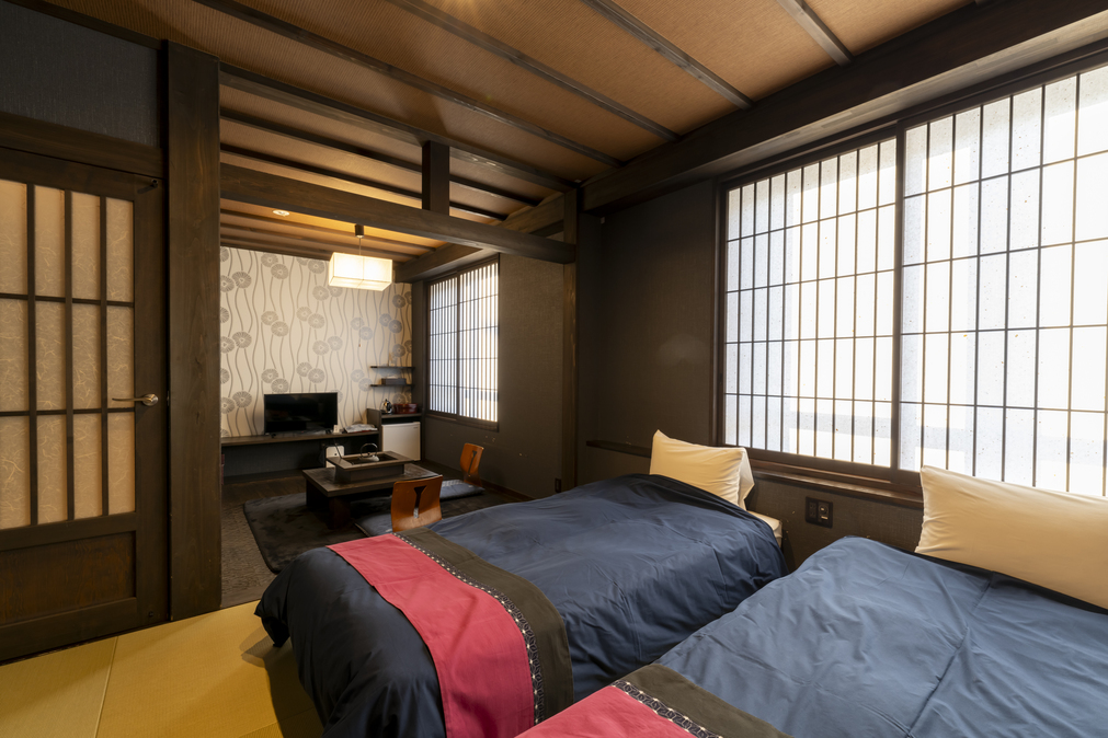 【囲炉裏ノ間・ゆき栗】いろりスペース＋ツインベッド
