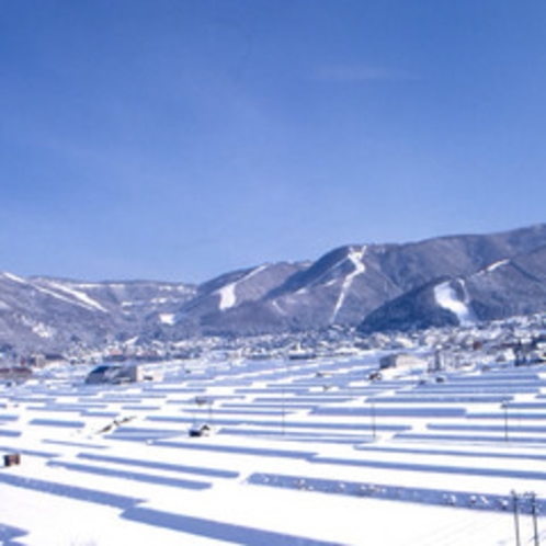 昔も今もやっぱり天然雪１００％野沢温泉スキー場