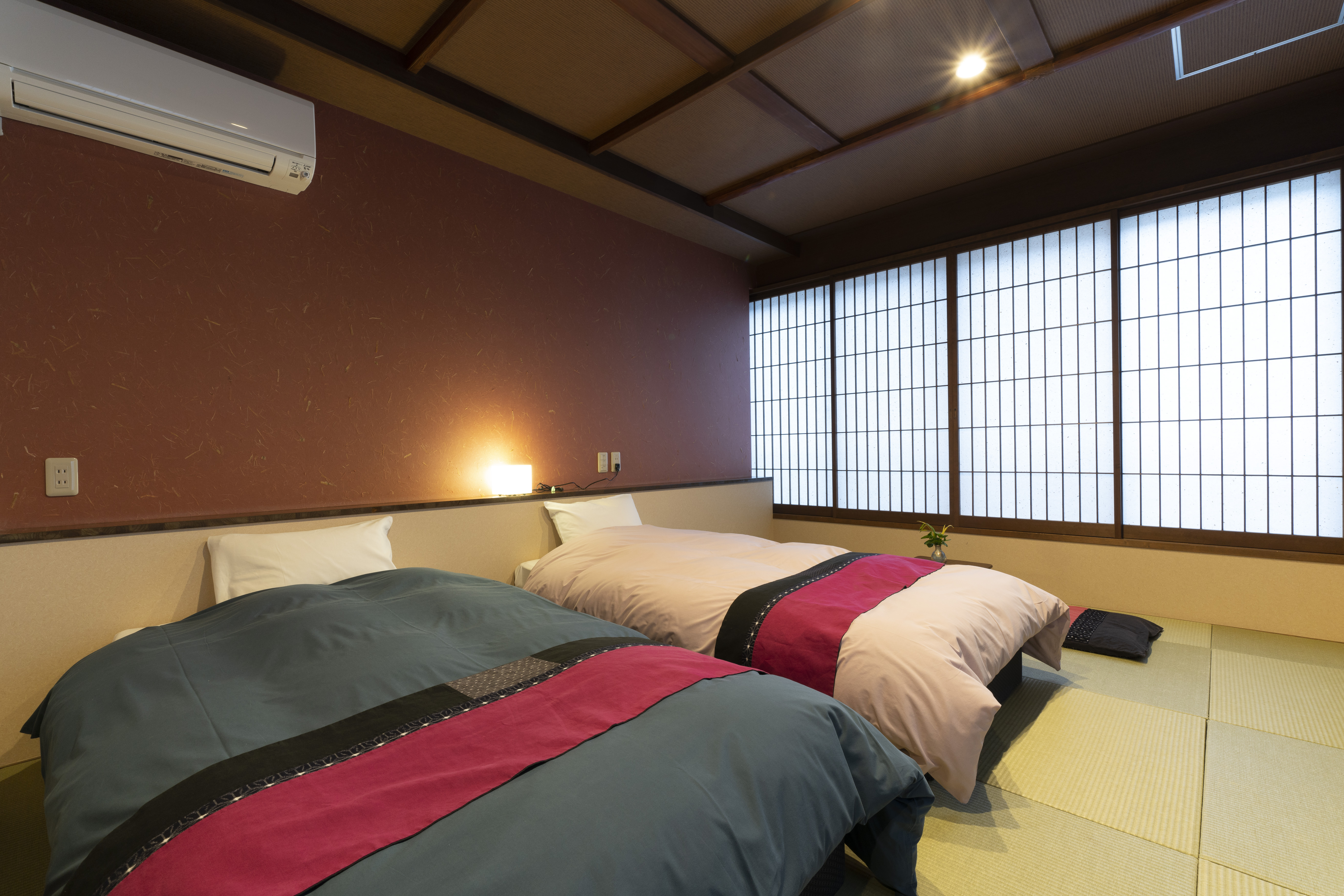 【和風ツイン】リーズナブルで便利なコンパクトツイン