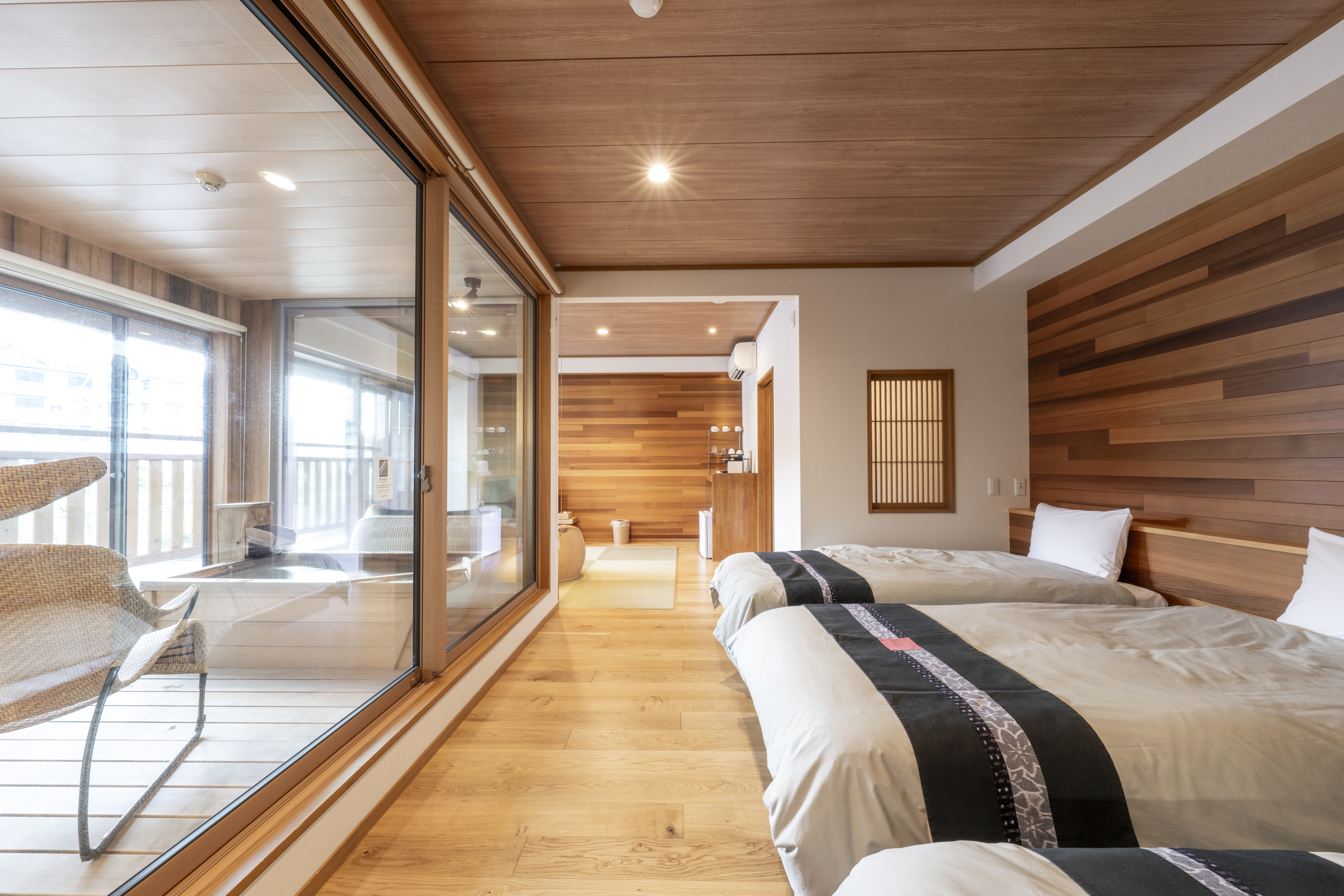 【信濃邸・六花】天下の名湯「真湯」風呂付トリプルルーム