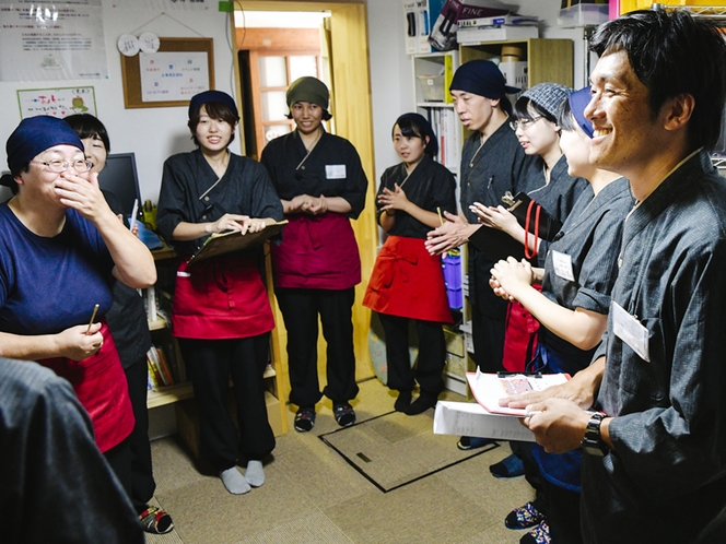 ご縁を大切にするため、打ち合わせも欠かしません