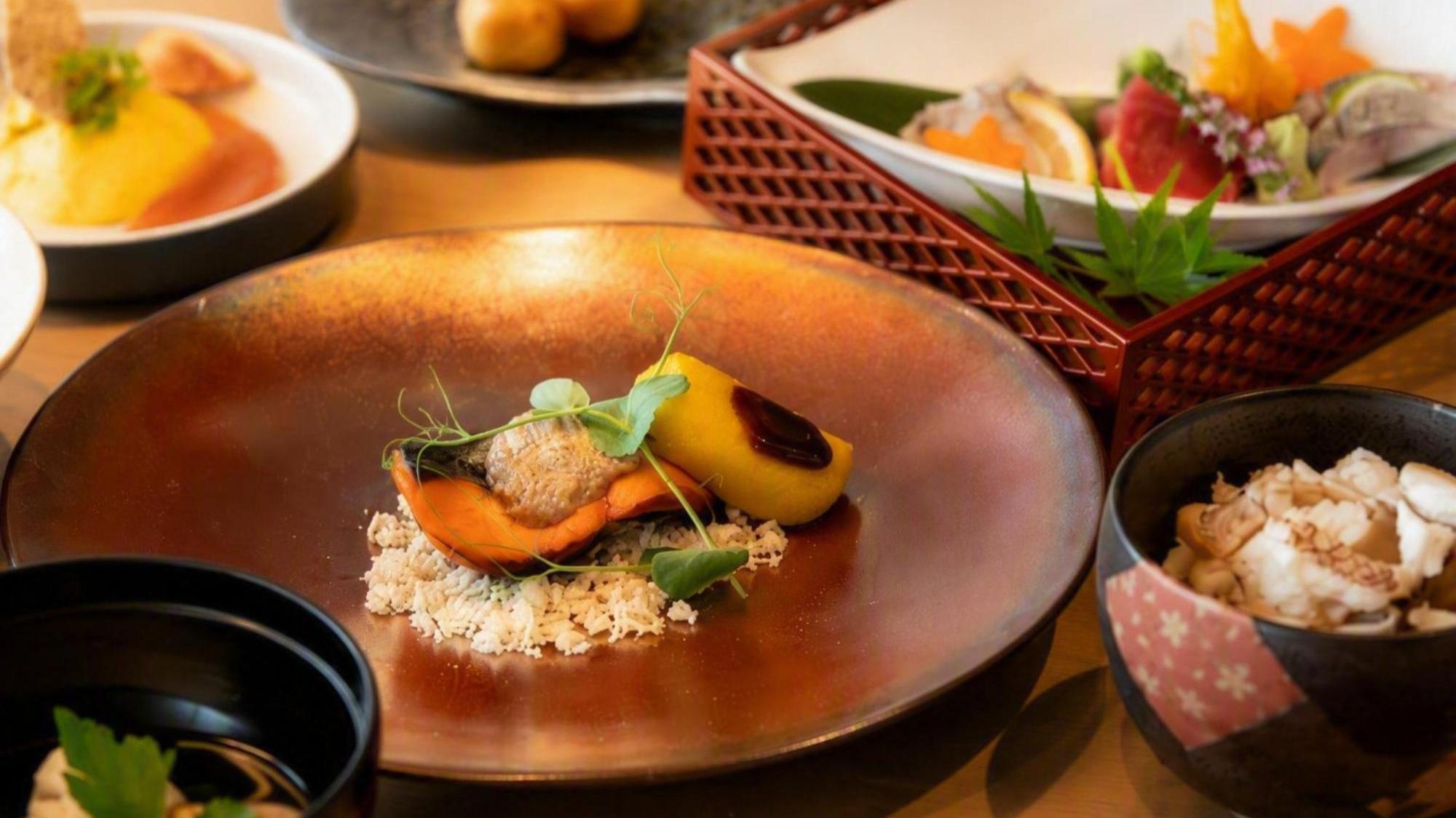 【Tokiwa - 会席 -】遠州でとれる四季折々の幸×創意あふれる料理を堪能（夕朝食付き）