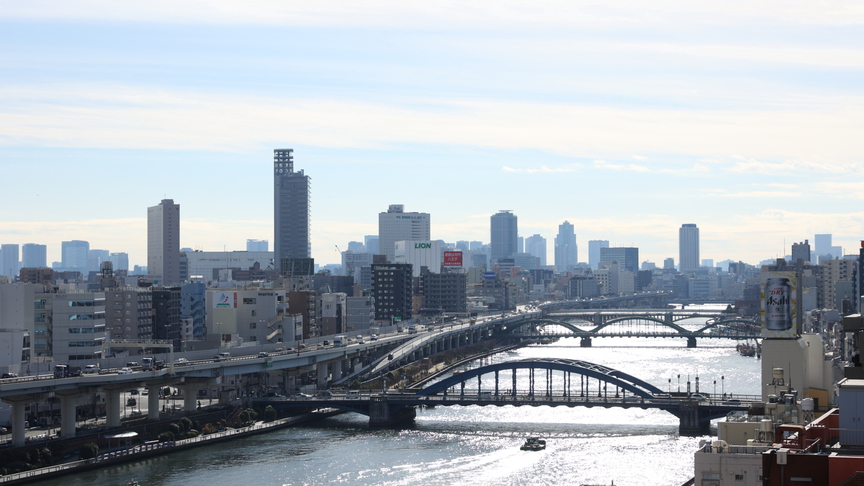 隅田川　川側からの景観