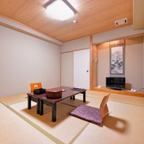 和室一例。西本願寺がご覧いただけるお部屋も。ご指定はいただけません。