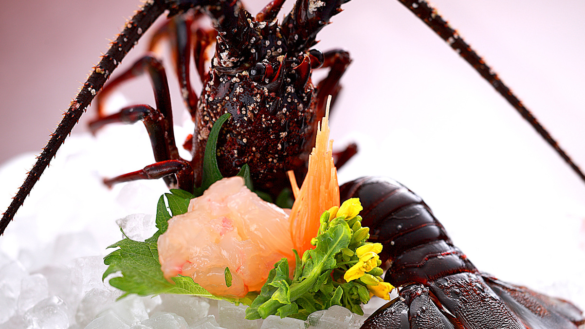 【本館：料理ランクUP】伊勢海老のお造りが楽しめる＜伊勢海老のお造り付＞