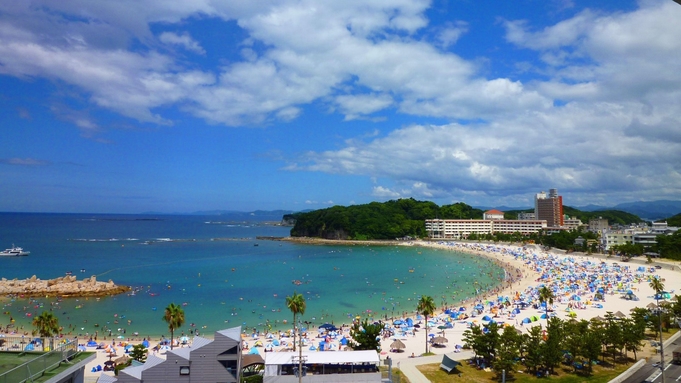 【夏休み】＜70周年＞素泊り自由旅＞白良浜は目の前徒歩1分♪海水浴に抜群の立地で夏の白浜大満喫！