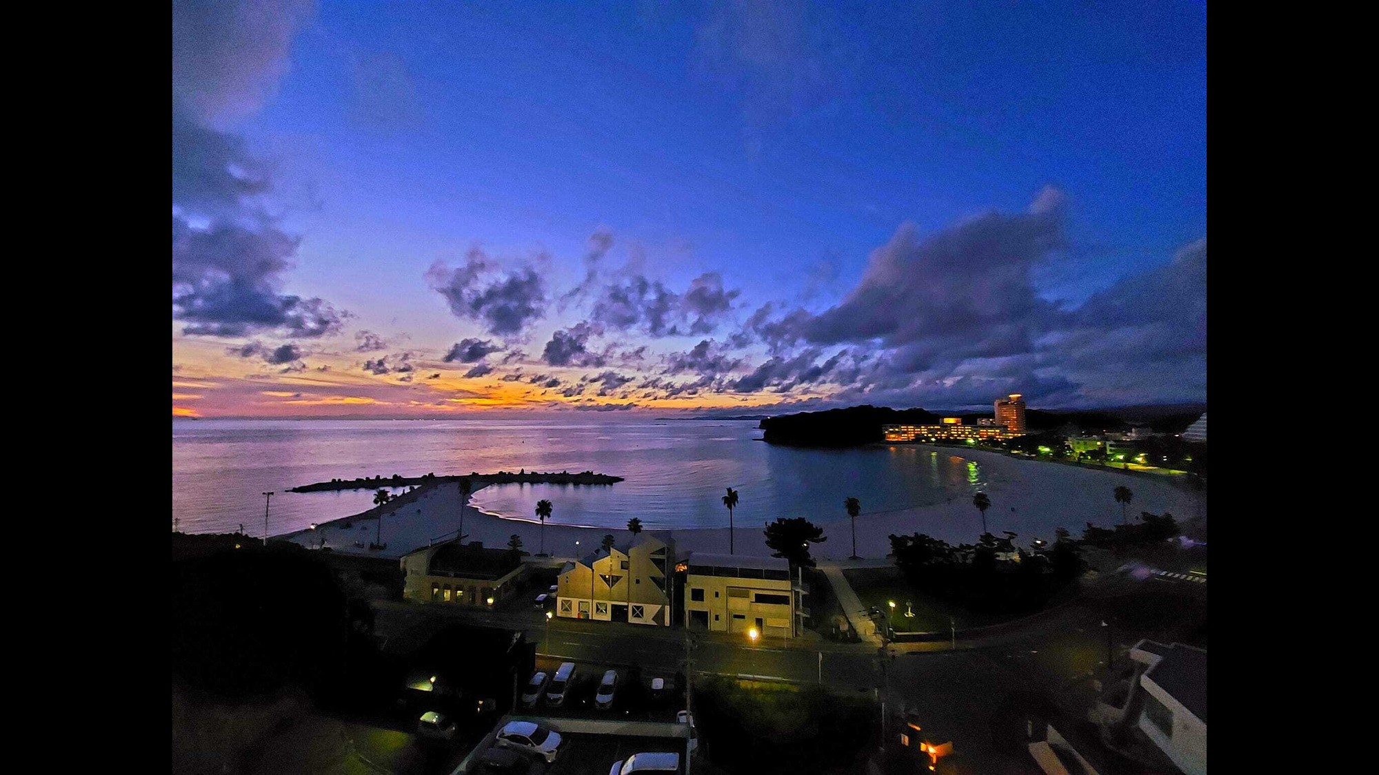 白良浜眺望（ブルーアワー）