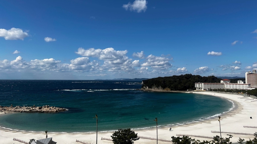 *【露天風呂付客室（浜水晶）・和室】お部屋からの眺望