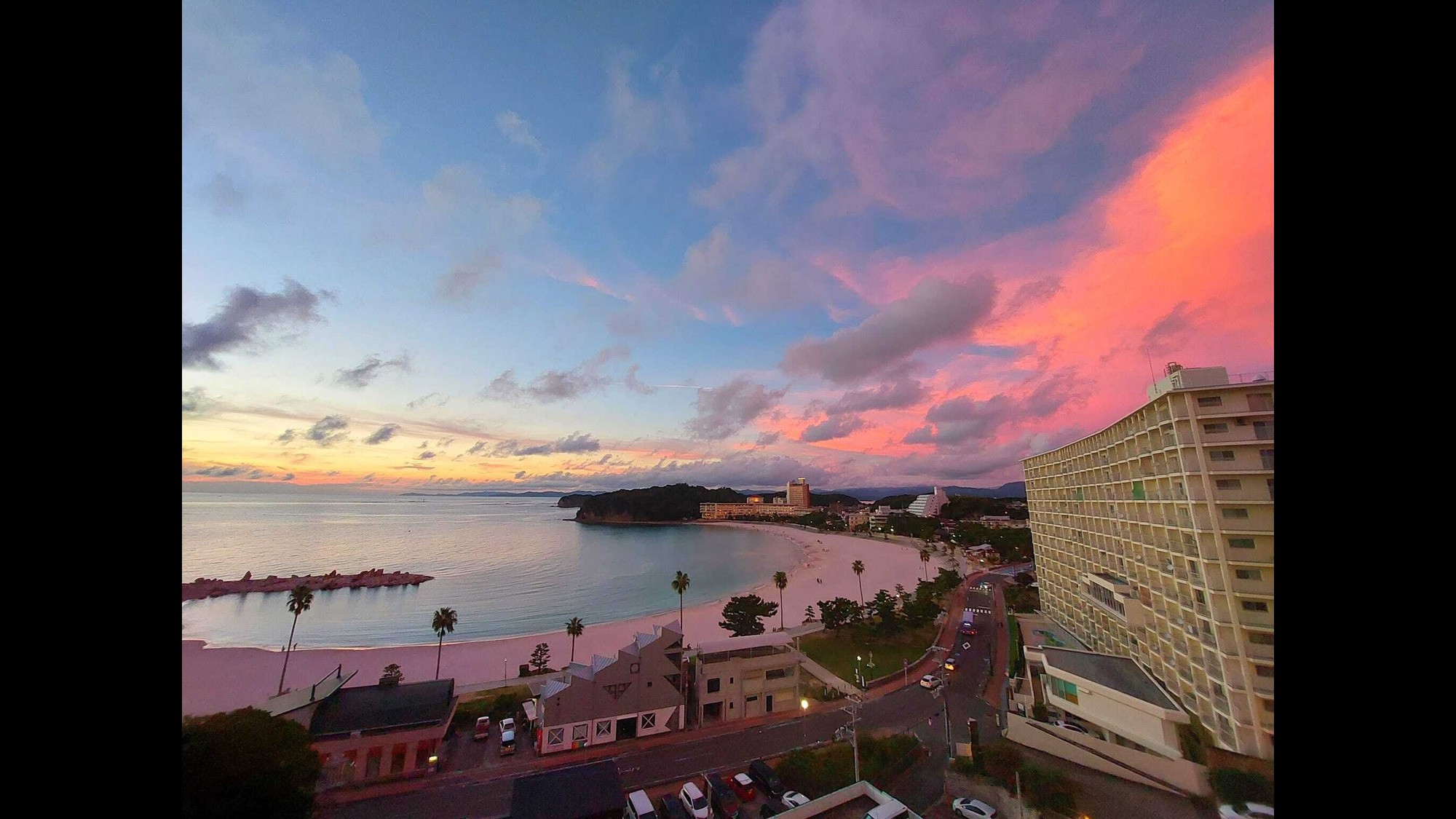 白良浜眺望（マジックアワー）