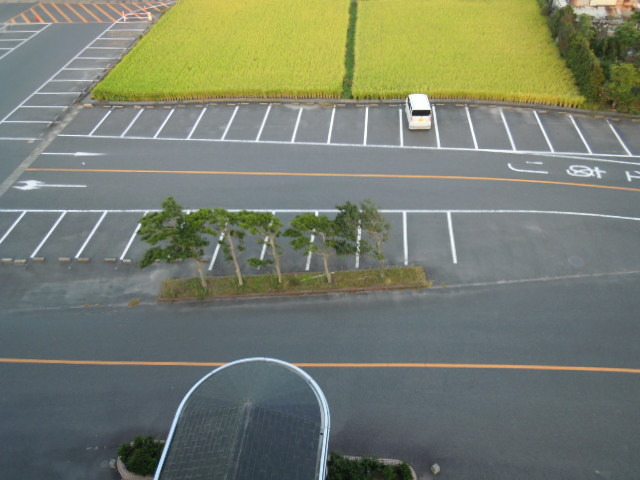 Front parking lot