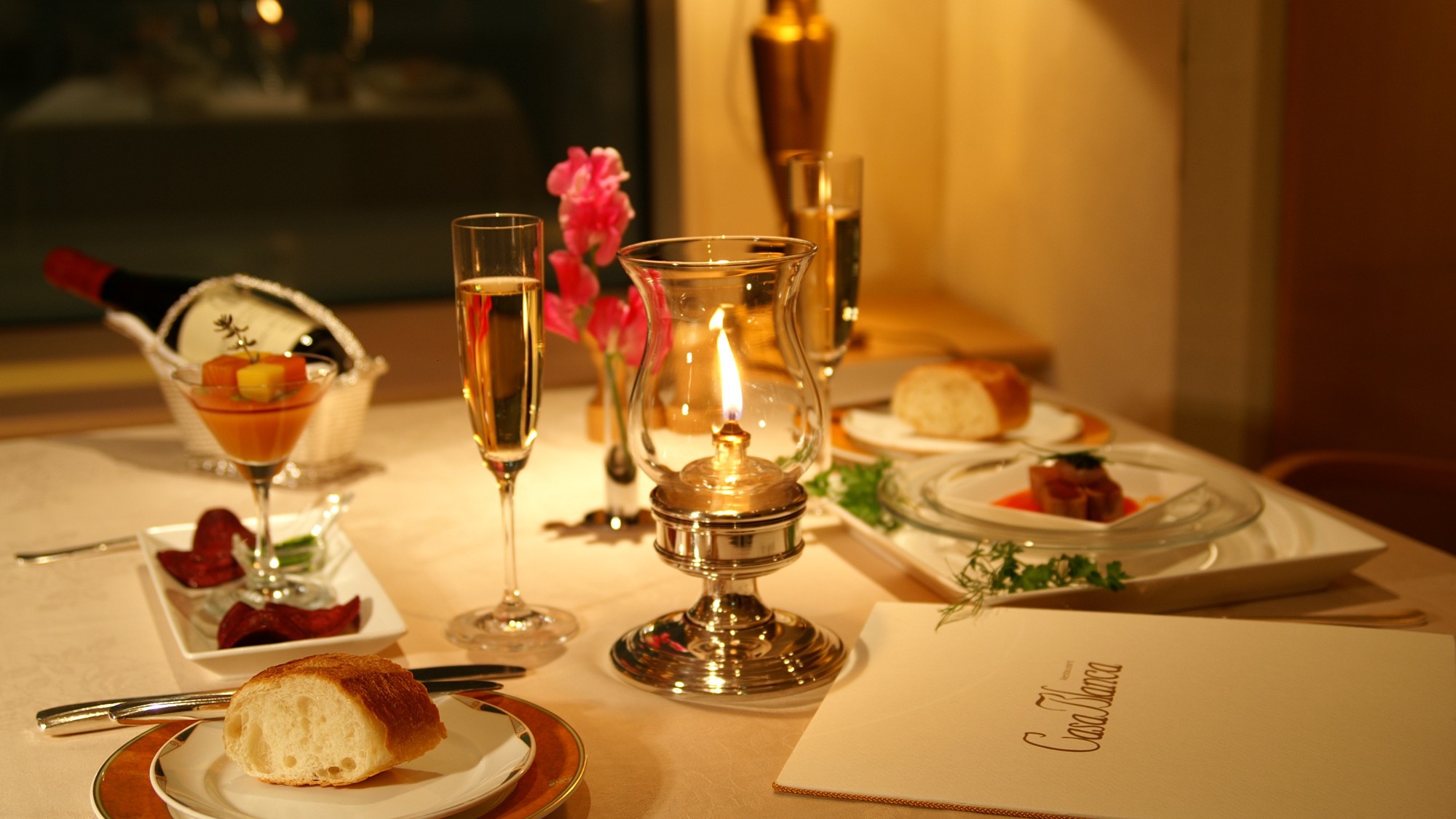 【夕朝食付】ホテルでゆったり季節の美食＆ステイ「Casablanca」”セゾンディナー”