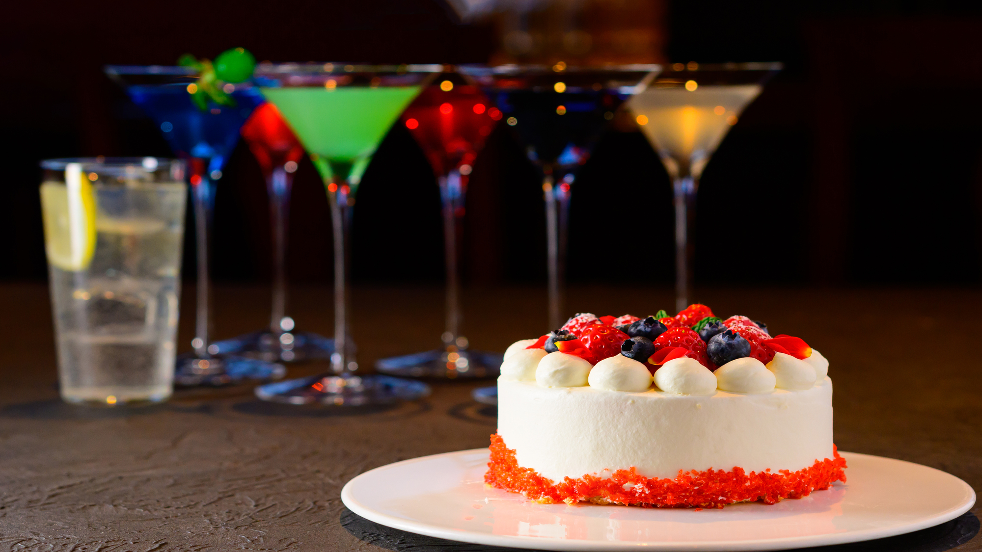 誕生日カラーカクテル