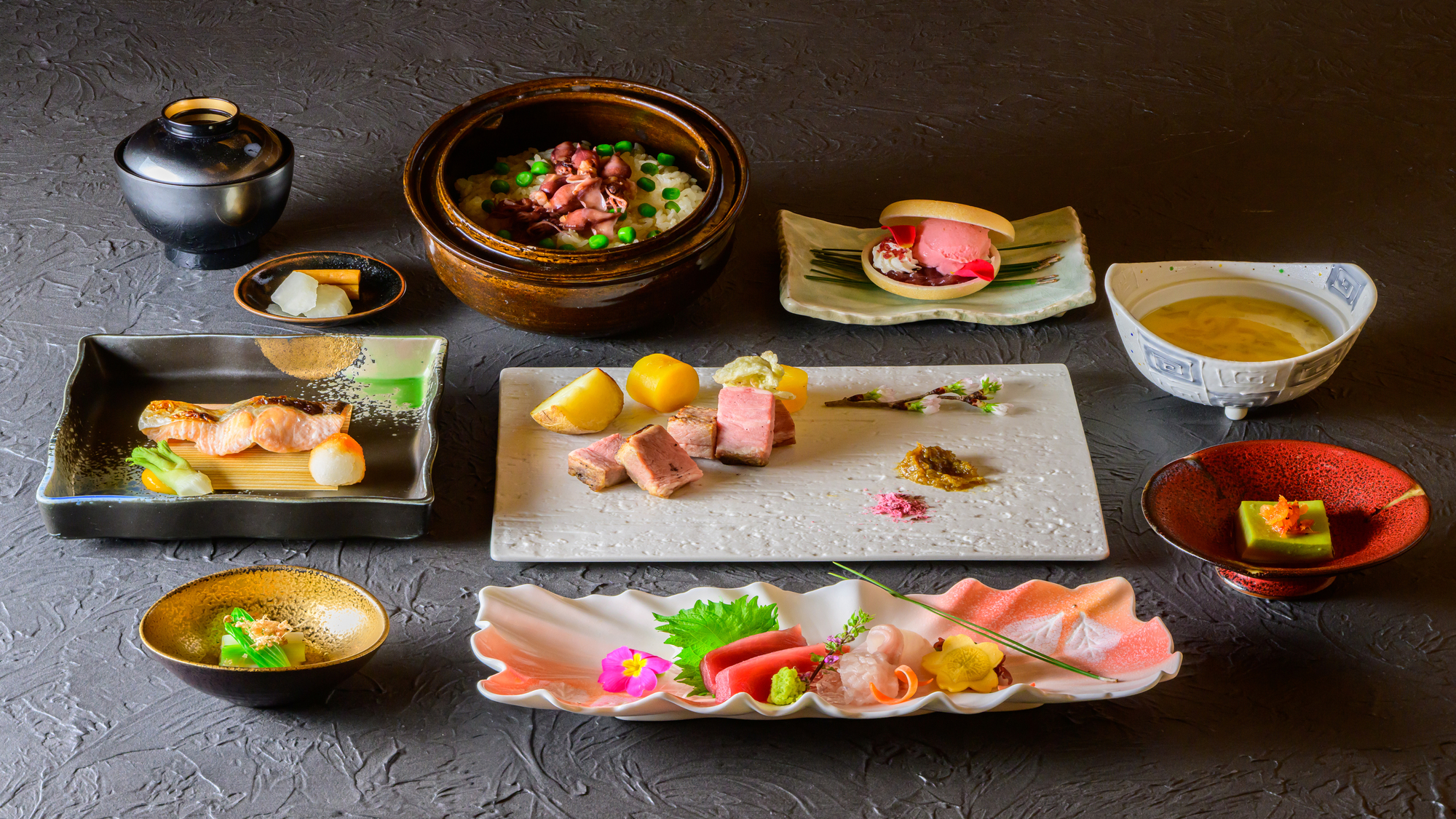 季節の四季会席