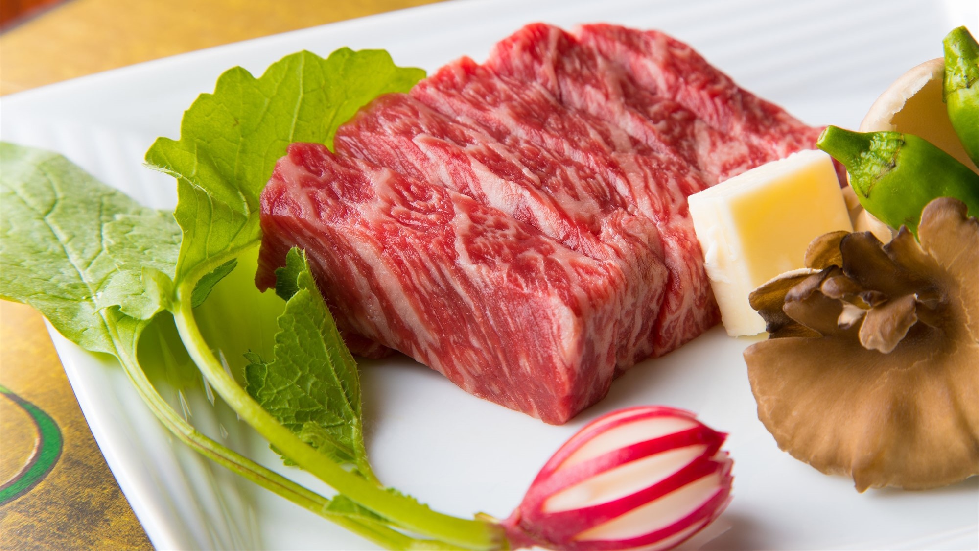 【Ａ４ランク以上の国産和牛】希少“いちぼ肉”の濃厚な旨味を堪能！「ステーキ付き会席」【夕部屋食】