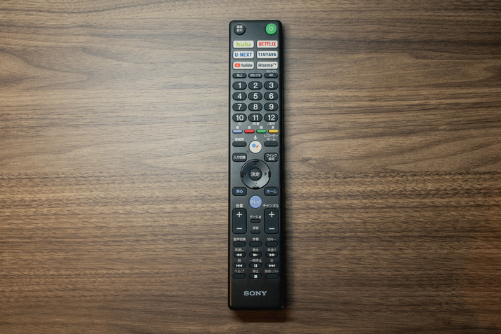 TVリモコン（一例）