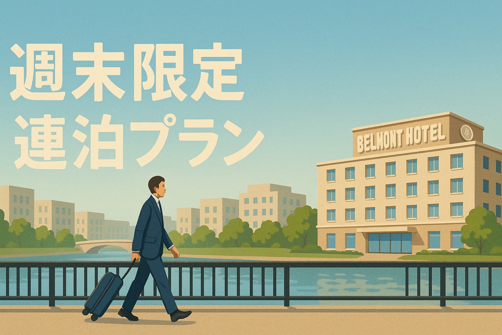 【WEB限定】週末ゆったり＜連泊プラン＞（素泊まり）
