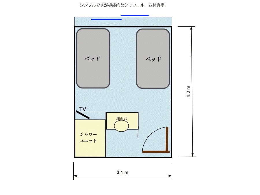 カード支払い可能◆機能的で快適なシャワールーム付ツイン◆好評なステーキ洋食コース・貸切風呂が人気