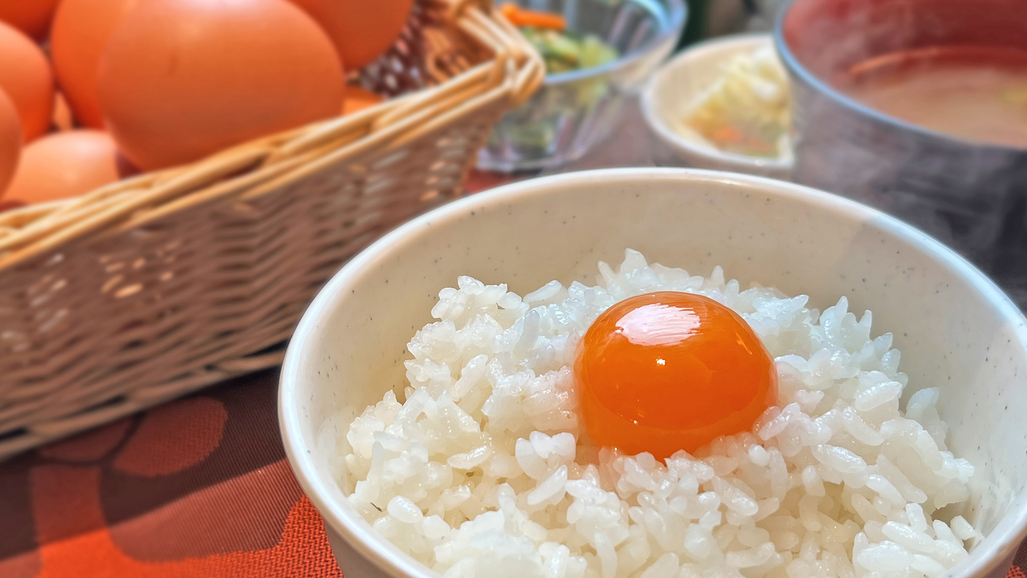 【こだわりの卵かけご飯：豊洋卵】“濃厚な黄身”となめらかな口触りが特徴な「豊洋卵」をご賞味ください♪