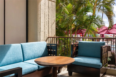 マイラニタワー ロフトスイート ラナイ（ベランダ）一例