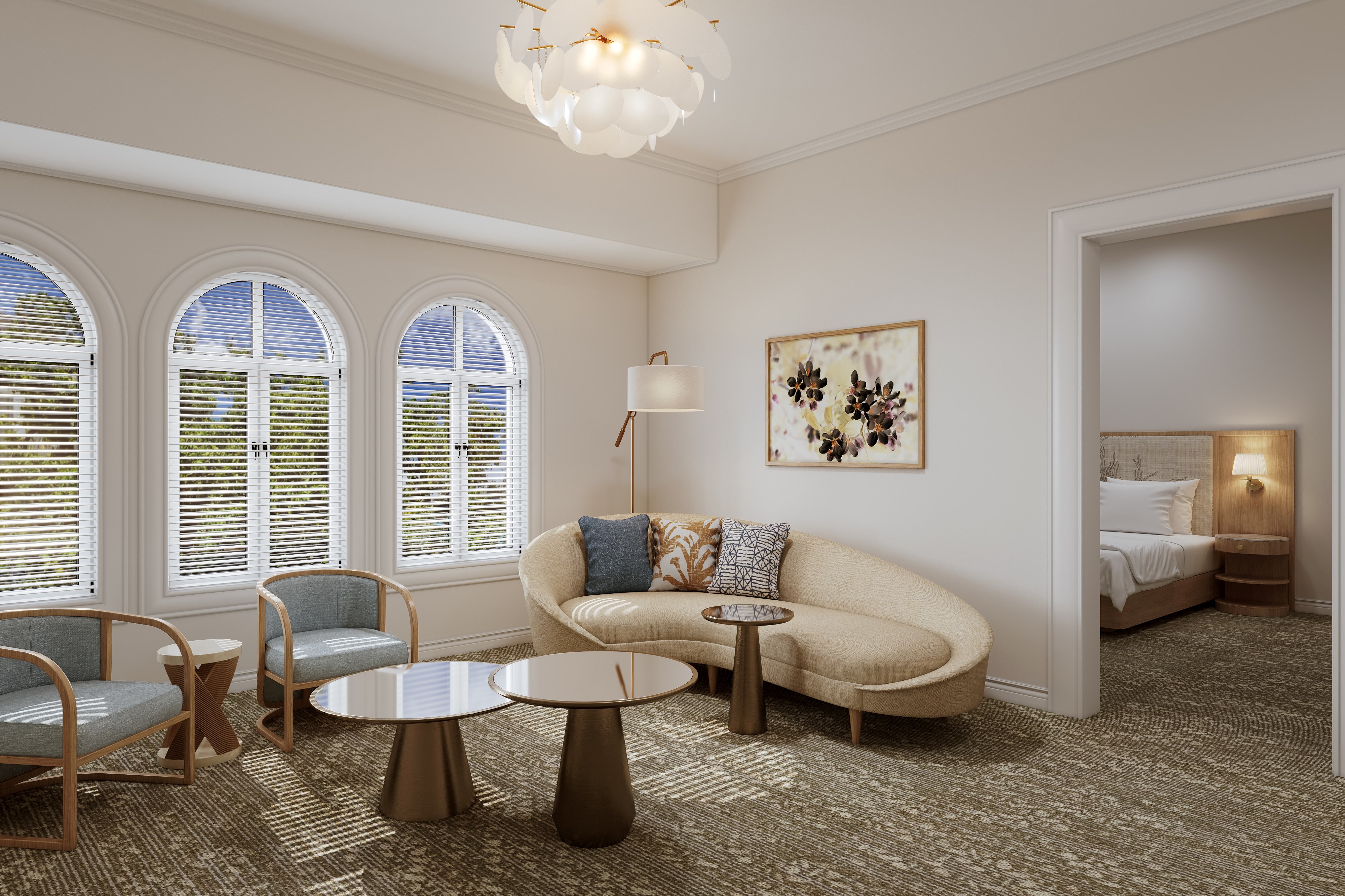 改装済みバニヤンオーシャンスイート お部屋一例