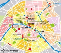 地図（パリ市内）