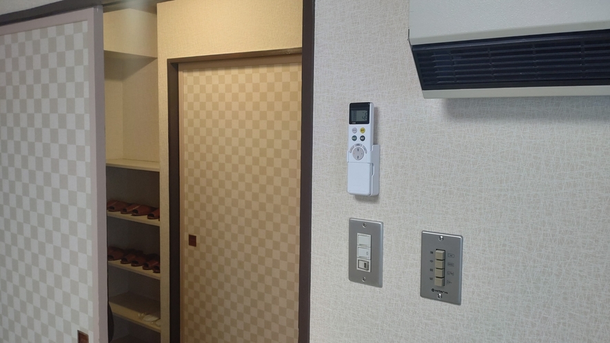 ◆電気リモコン・冷暖房スイッチ／和室14畳