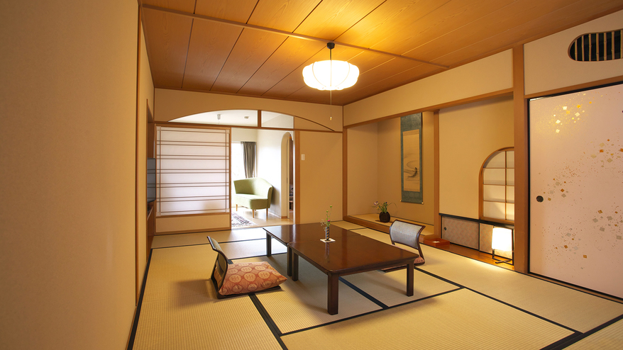 ＜2021年8月リニューアル＞【半露天風呂付客室‐翠の間】