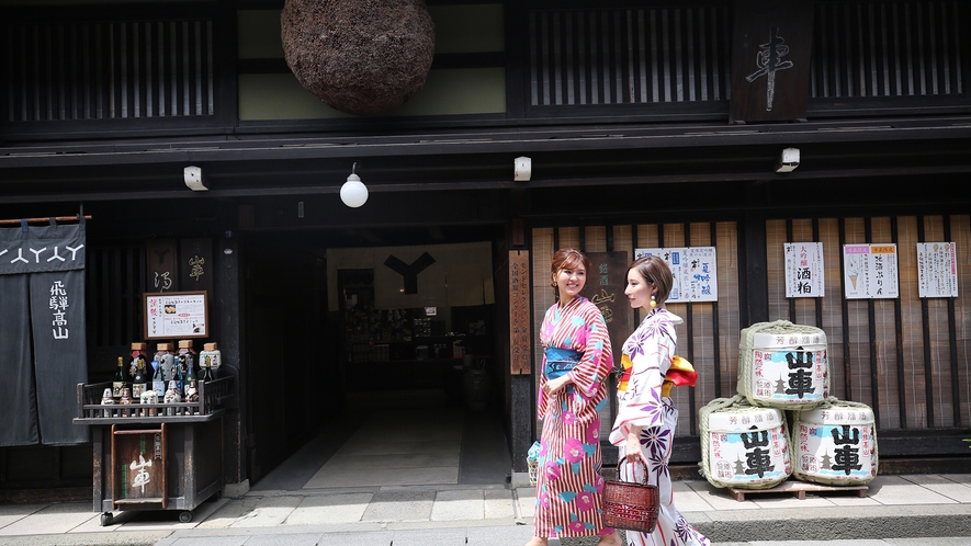 【周辺】高山には造り酒屋もたくさん。おいしい水とお米で作られた地酒は最高♪