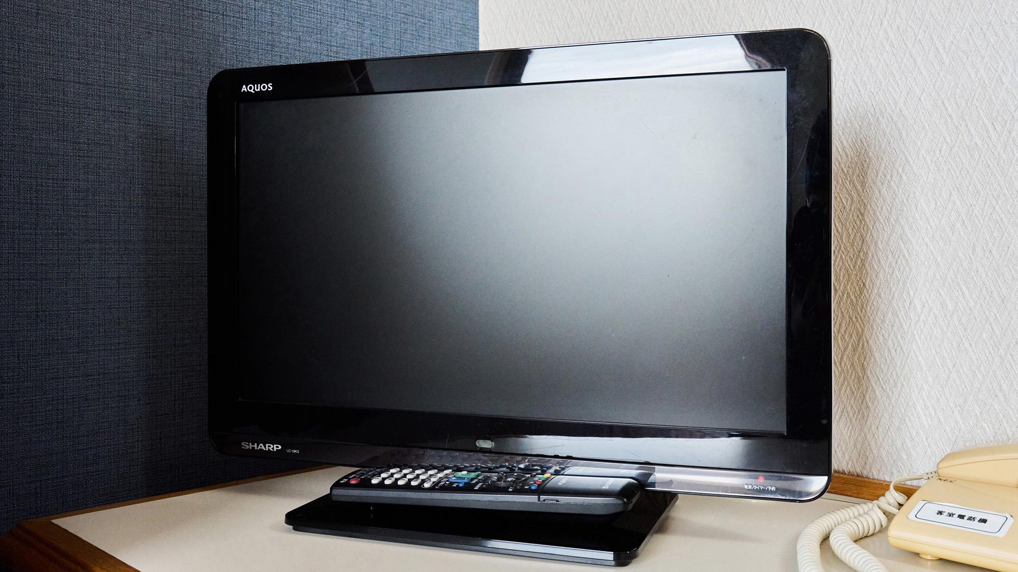 ・【全室共通】全室テレビ付き