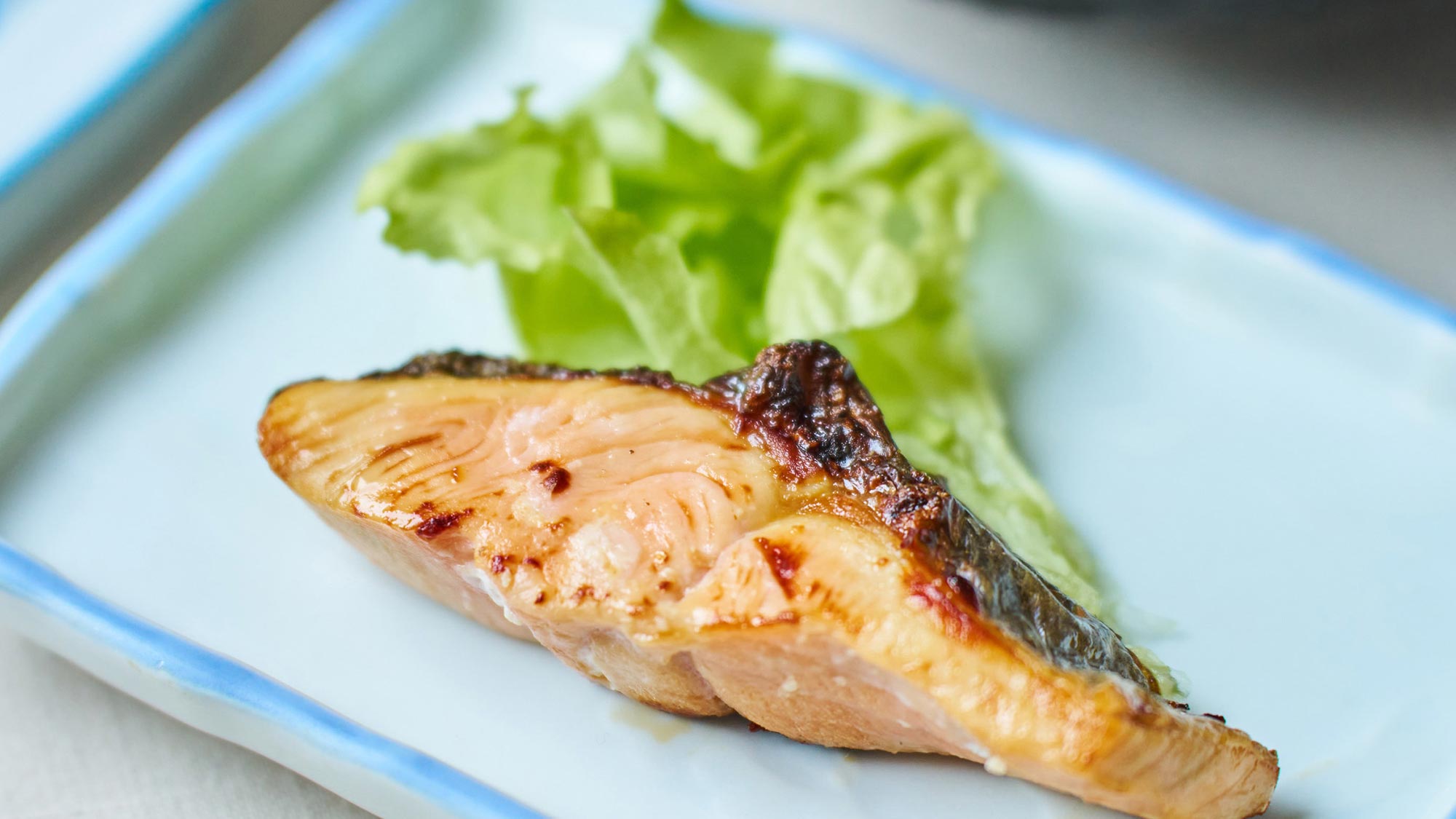・【朝食一例】和朝食の定番・焼き魚。朝からタンパク質を摂取してパワーを充電！