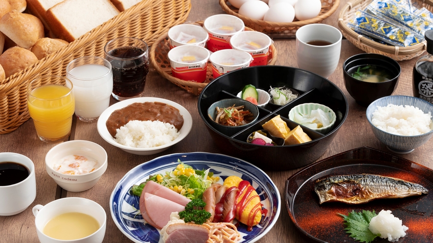 【朝食】洋食・和食から1つ選択：通常1食８００円【セルフサービス内容も含む】（※定休日有り）