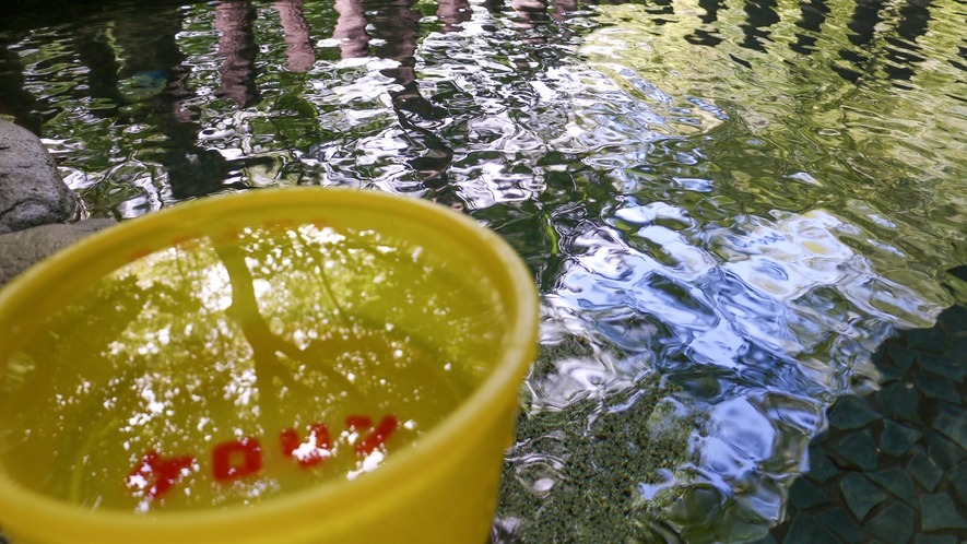 【露天風呂】源泉掛け流し本物の温泉をお楽しみください