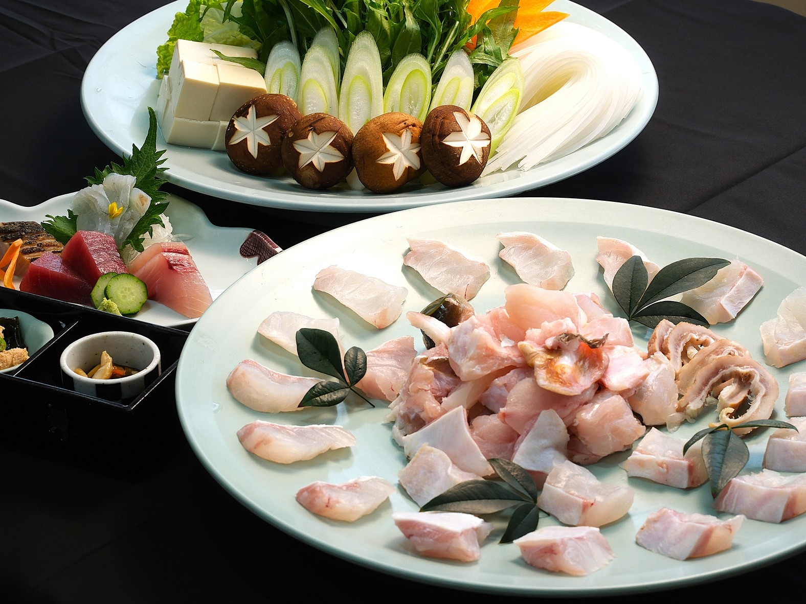 【日帰り◆ご夕食◆】【贅沢な初体験】天然クエ鍋と直送地魚のお造りを堪能する特別プラン