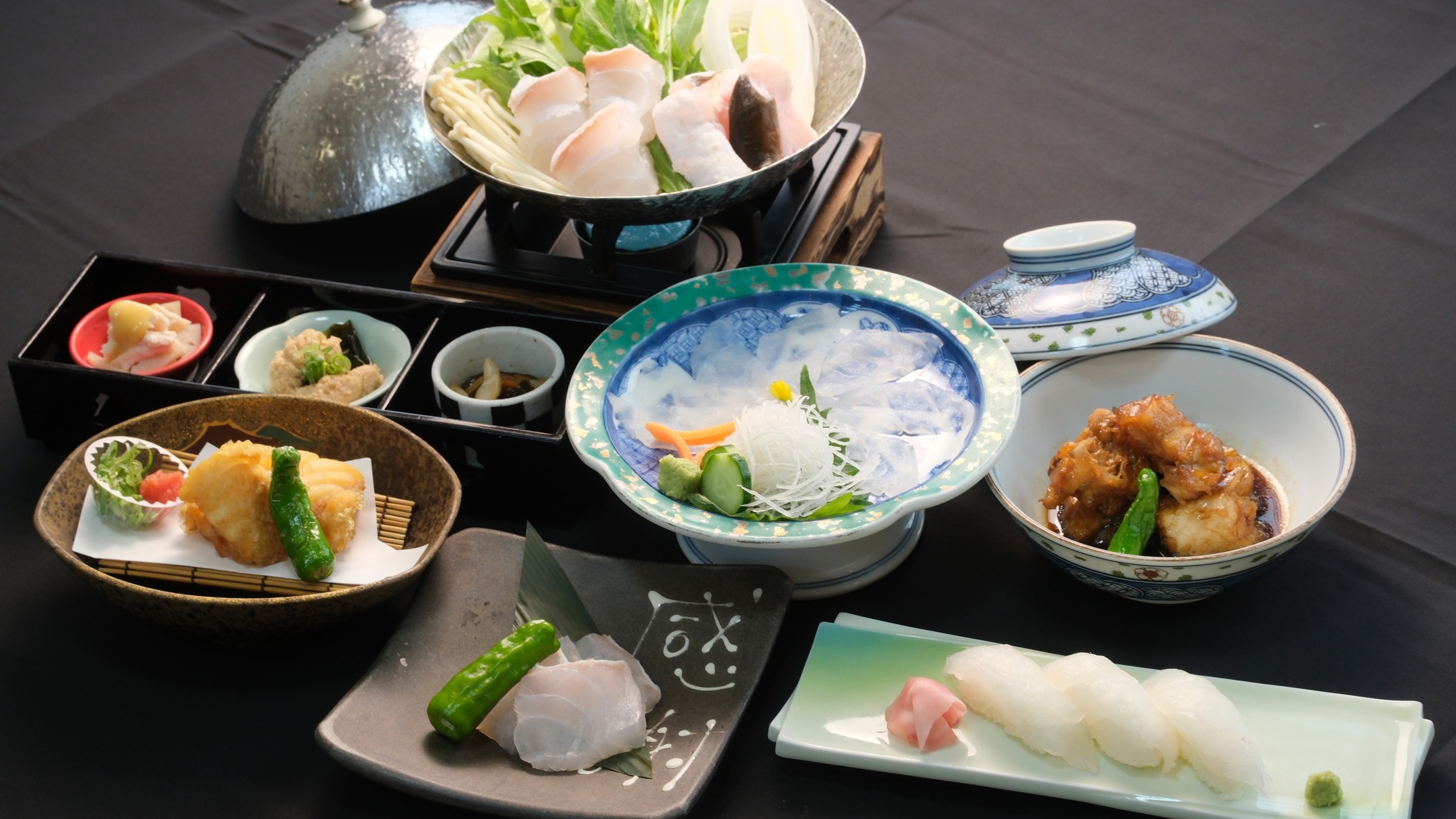 【新プラン販売記念★】【クエ極み会席】クエ華宴会席　期間限定10％OFF
