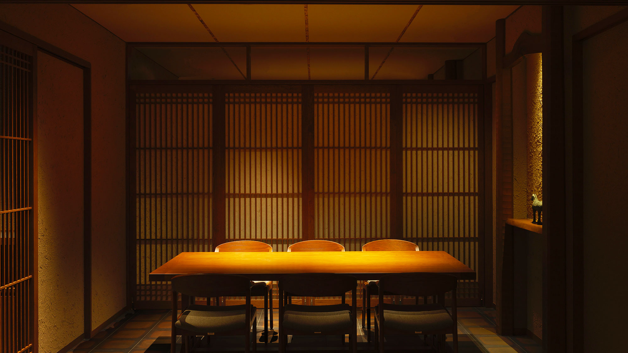 【ほそ川】ご家族でのお食事やお祝いの席、またご会合やご接待など、さまざまな用途にご利用いただけます。