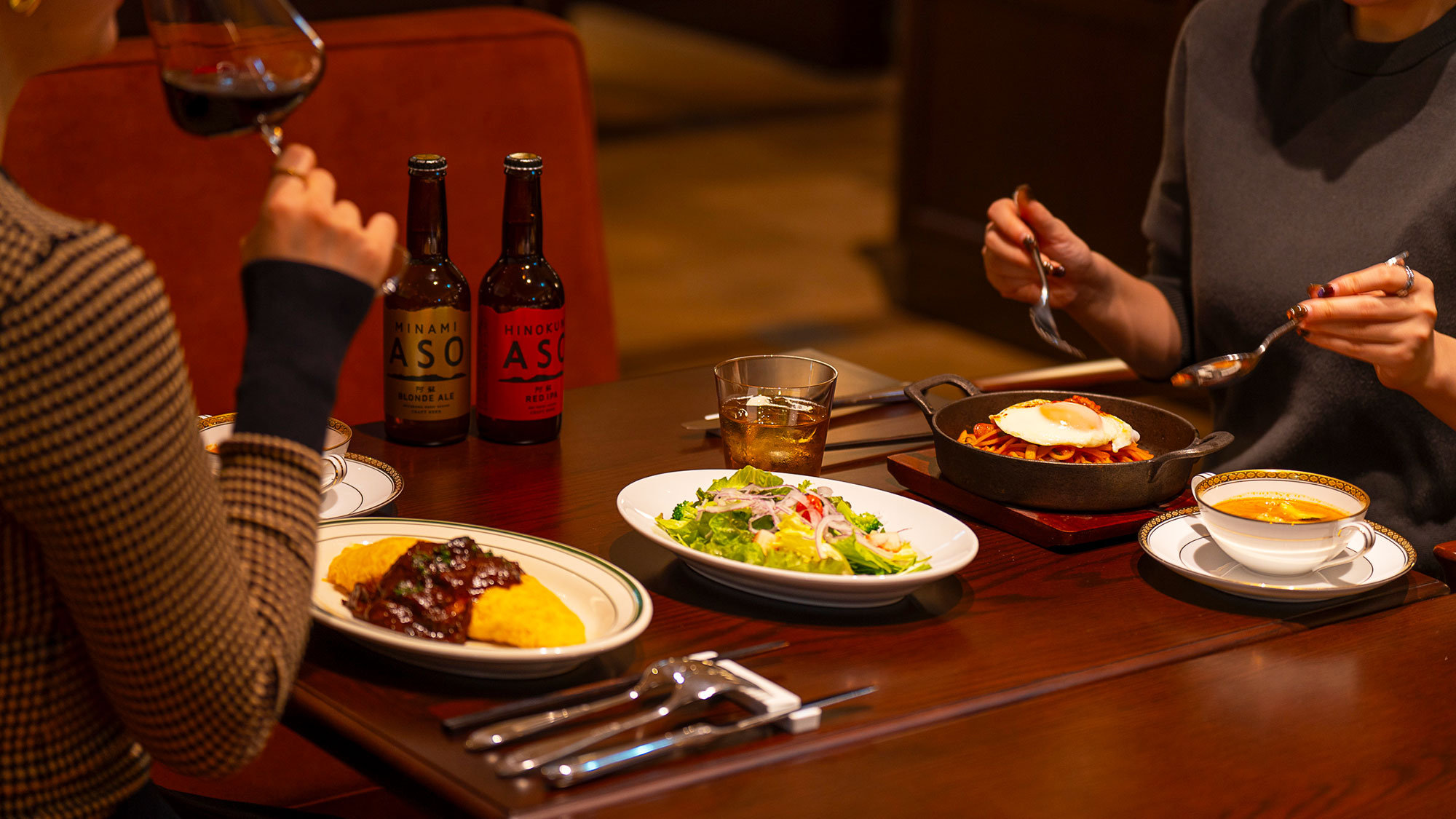 【ダイニングキッチン九曜杏】ディナーメニュー一例