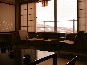 10 tatami Japanese-style room at dusk