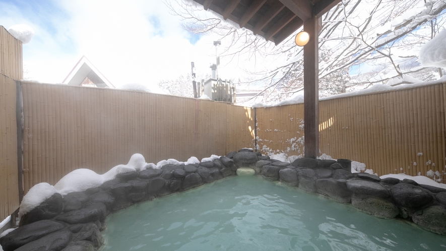 冬の露天風呂