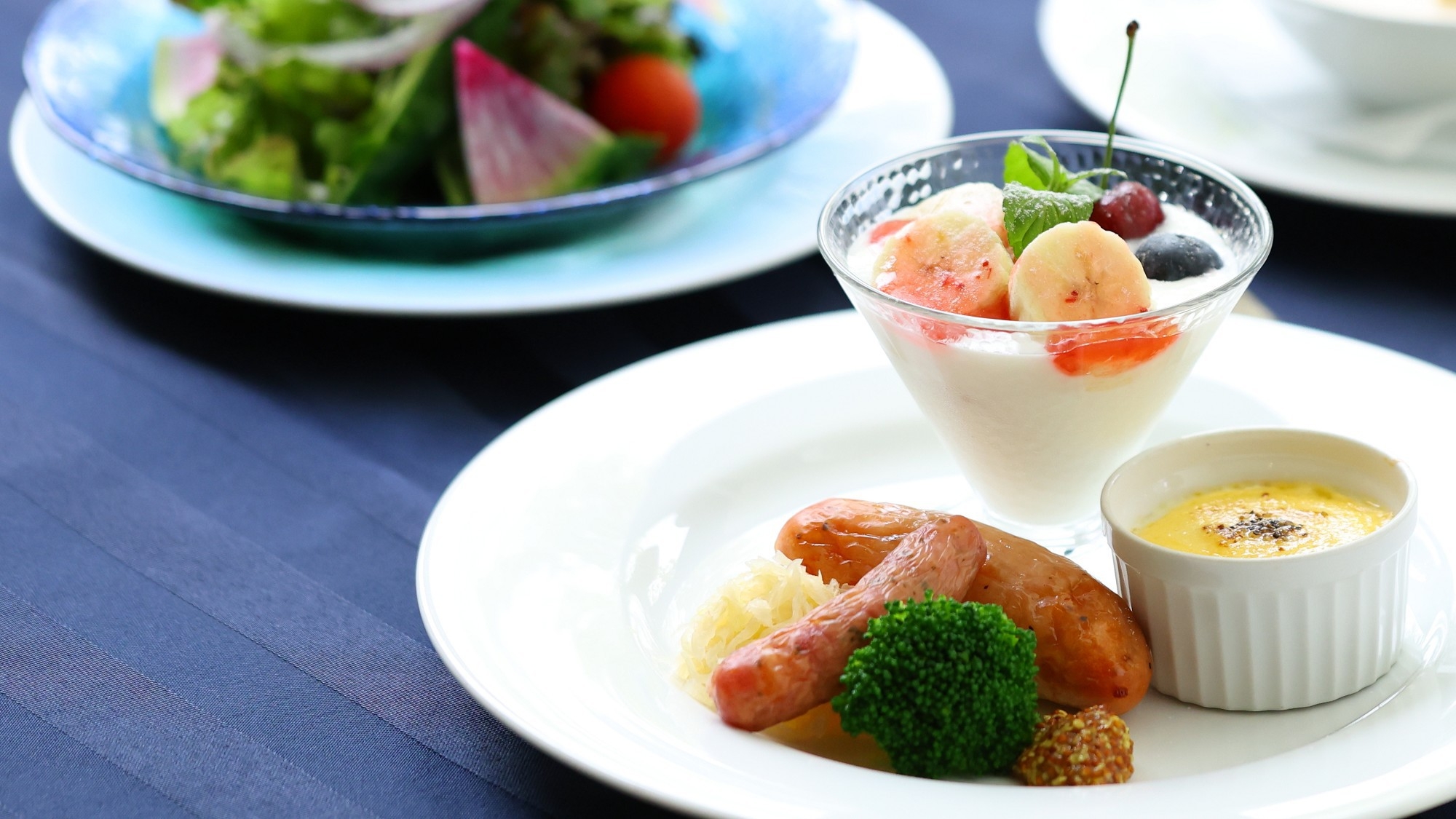 【ライト2食付／少量プラン】量控えめで心地よく◆欧風創作コース＆選べるヘルシー朝食