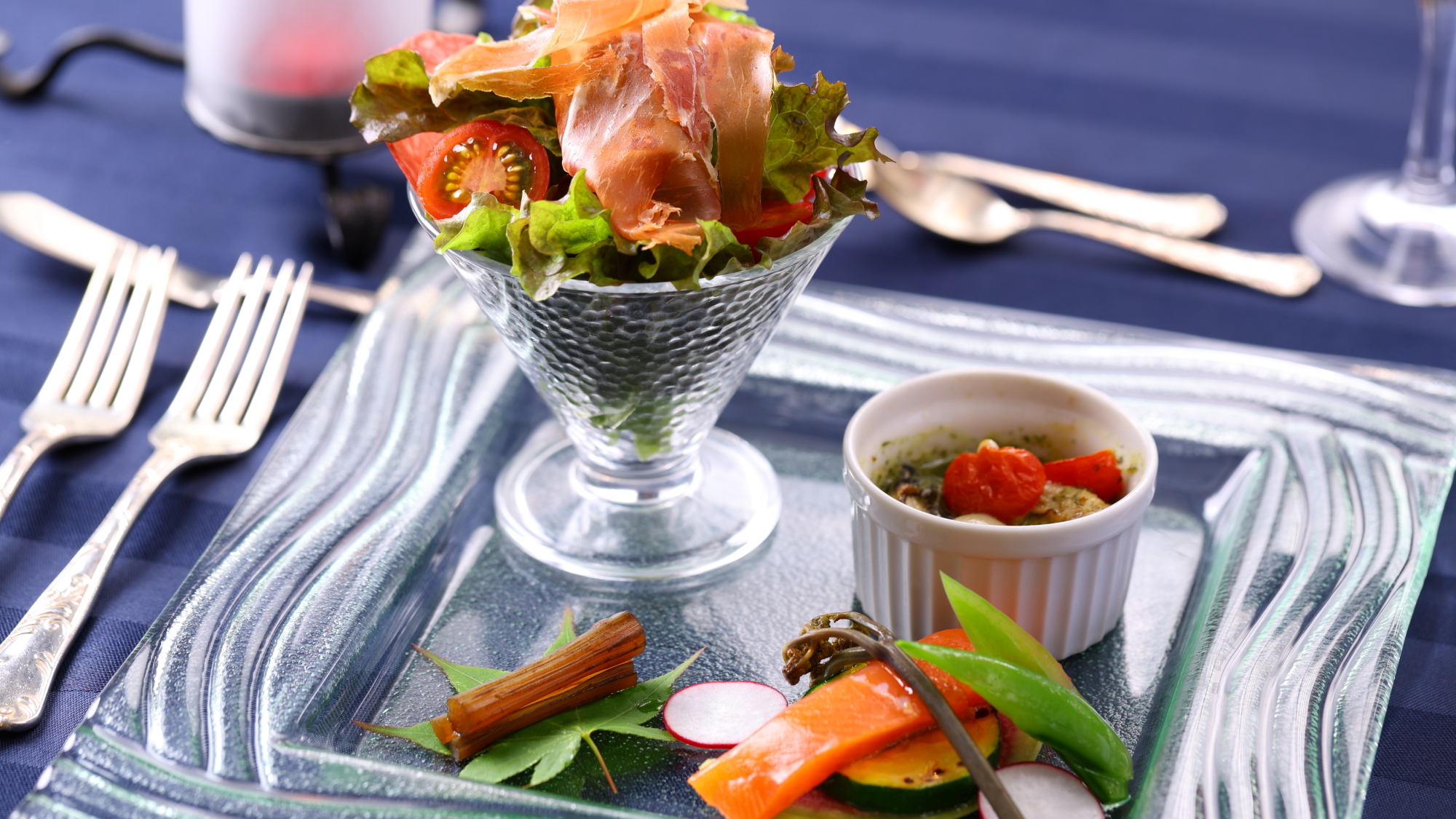 ディナーコース 一例：前菜