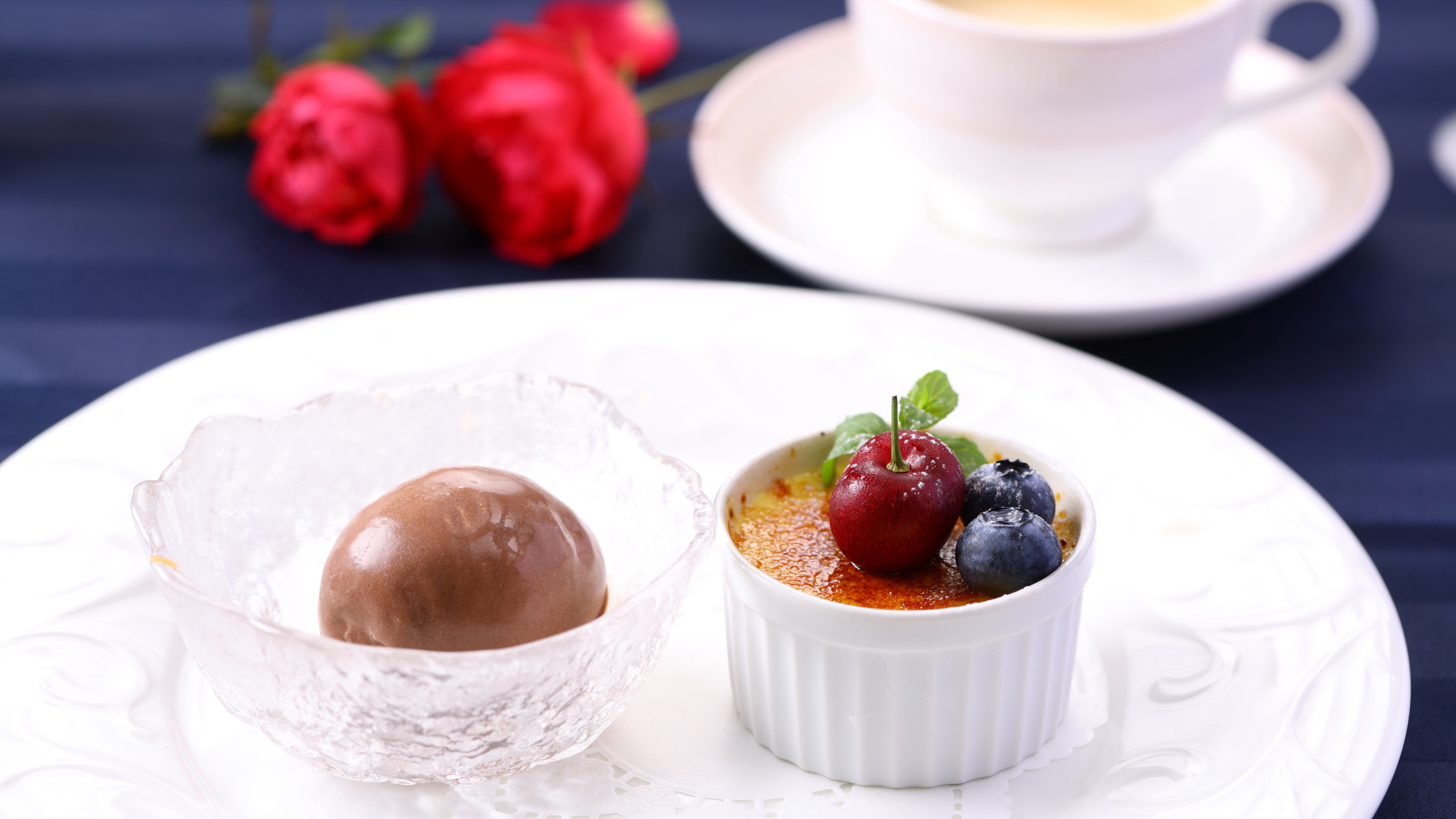 ディナーコース 一例：デザート