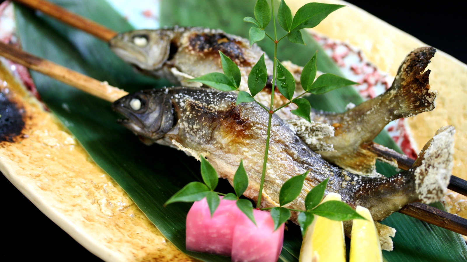 岩魚の塩焼き