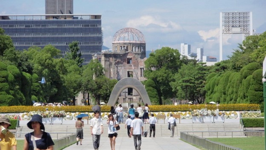 ◆平和記念公園と原爆ドーム