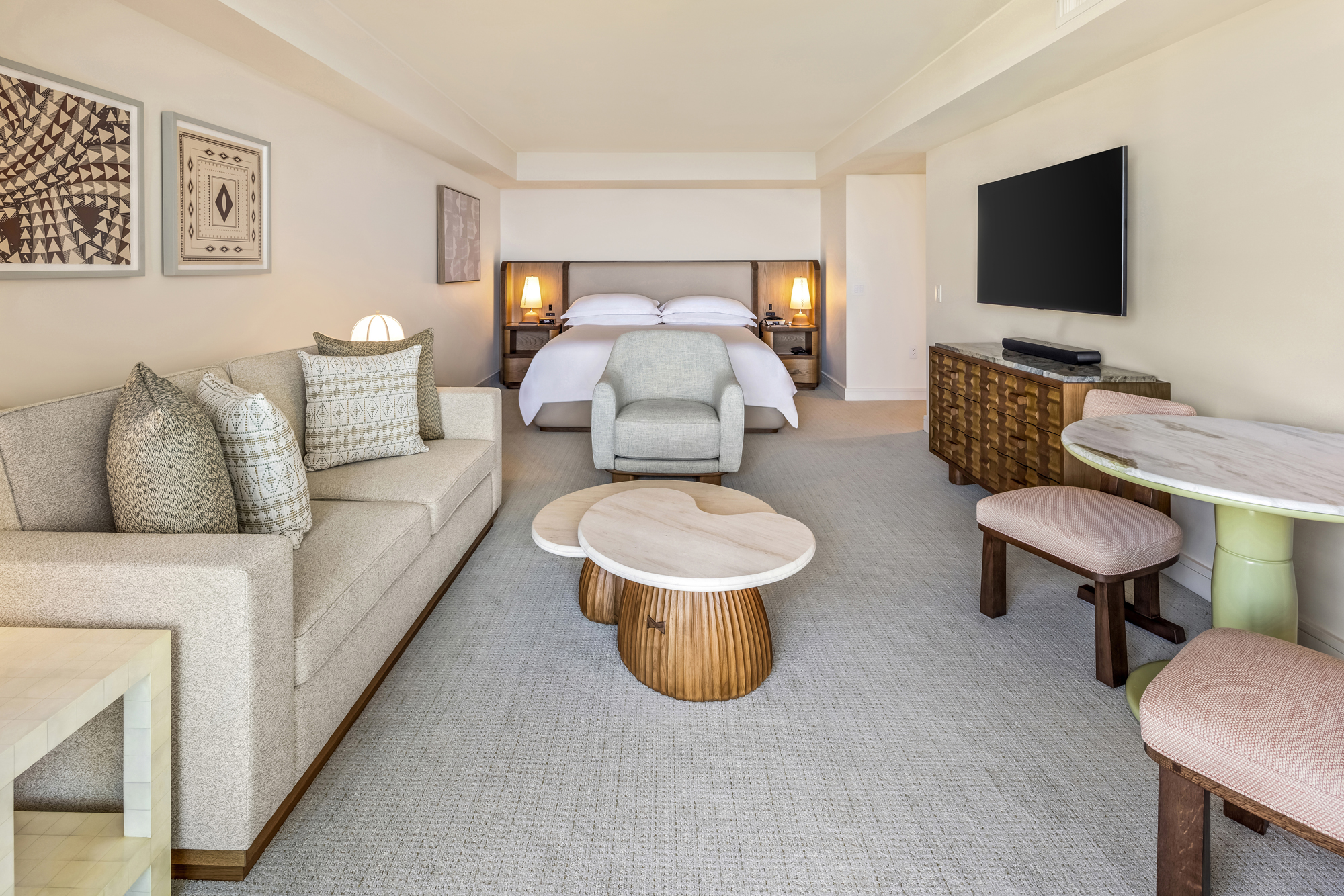 LXR デラックスルーム オーシャンビュー 1キングのお部屋一例