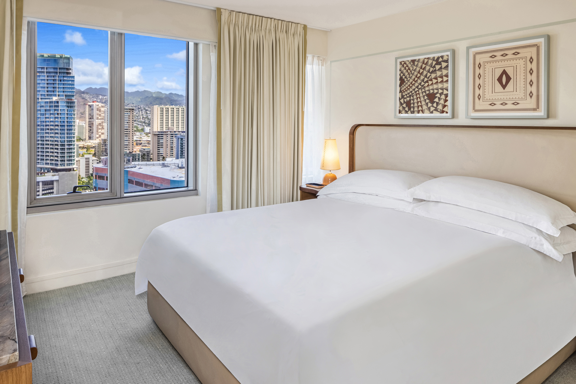 LXR デラックス 2ベッドルーム オーシャンビュースイート ベッドルーム一例