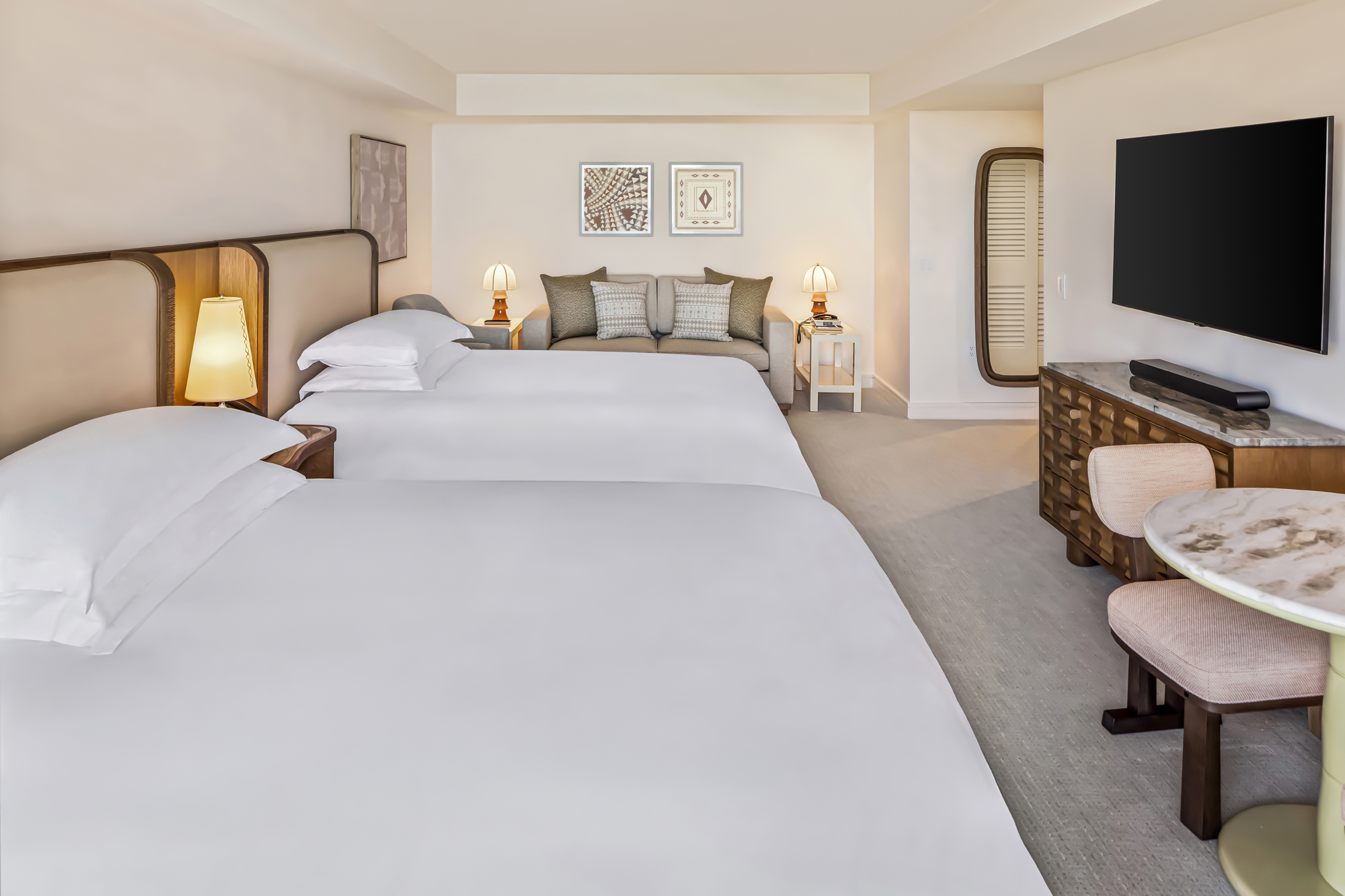 LXR デラックスルーム オーシャンビュー 2ダブルのお部屋一例