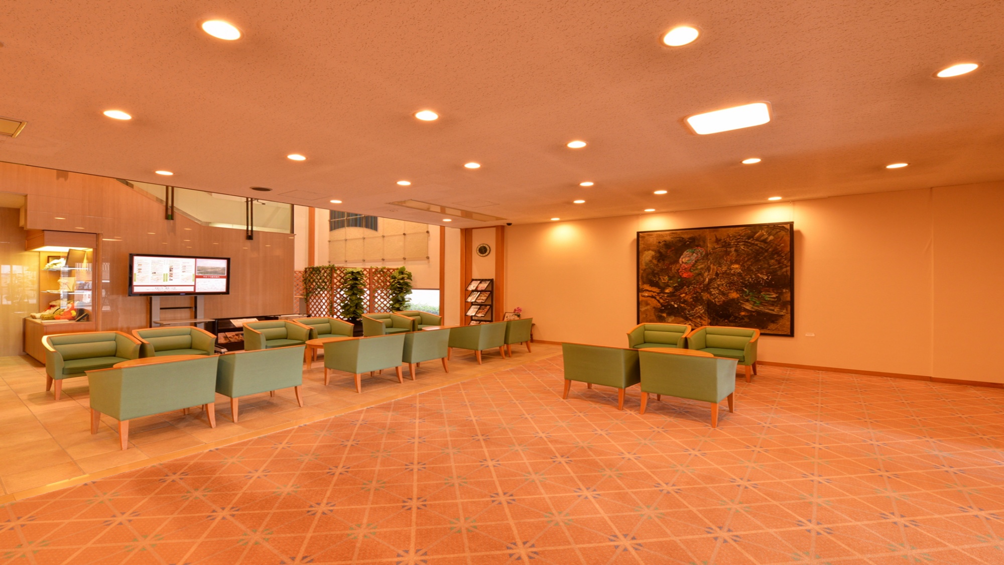 *【ロビー】ゆったり広々とした空間でお寛ぎ下さい。