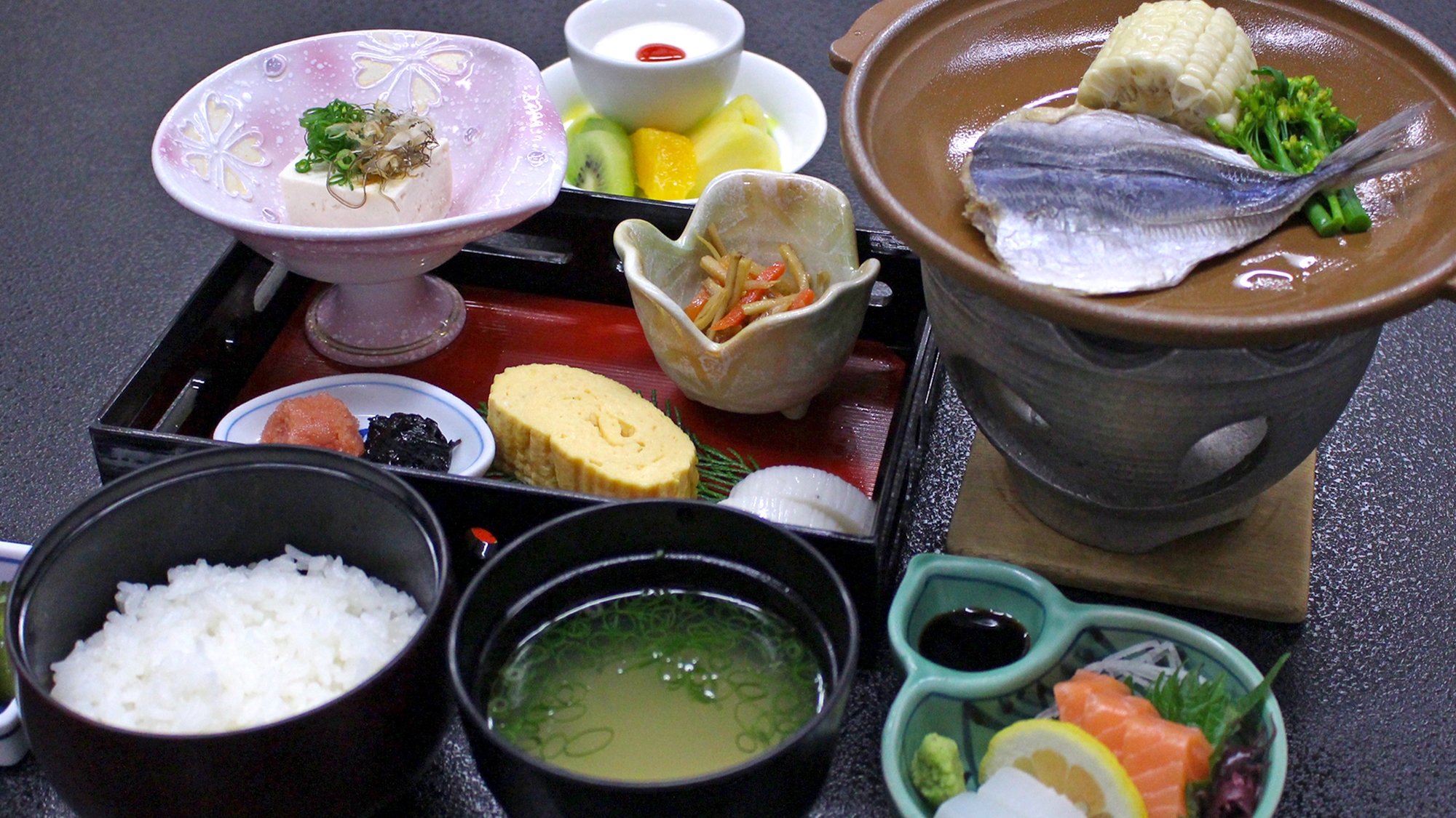 *【和朝食一例】朝ごはんで一日の頑張る元気をチャージ♪