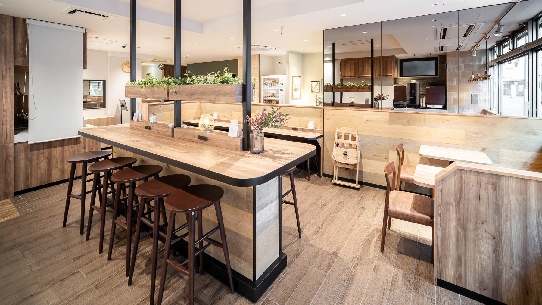 心地よい音楽が落ち着く空間を演出します